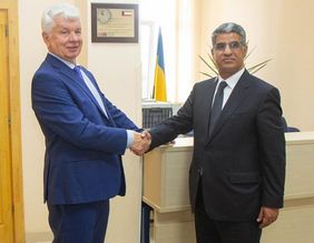 В.И. Козявкин с послом Кувейта в Украине