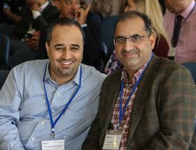 Доктор Hamzeh Al Sayouf и Dr. Nazakat Hussain, представители нашого партнера в ОАЕ, Cambridge Medical & Rehabilitation Center