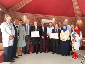 Participants of the opening ceremony of Professor Kozyavkin Method Treatment and Rehabilitation Centre in Abu Dhabi