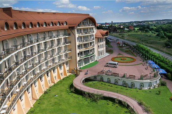 Main building of the rehabilitation center, Truskavets, Ukraine