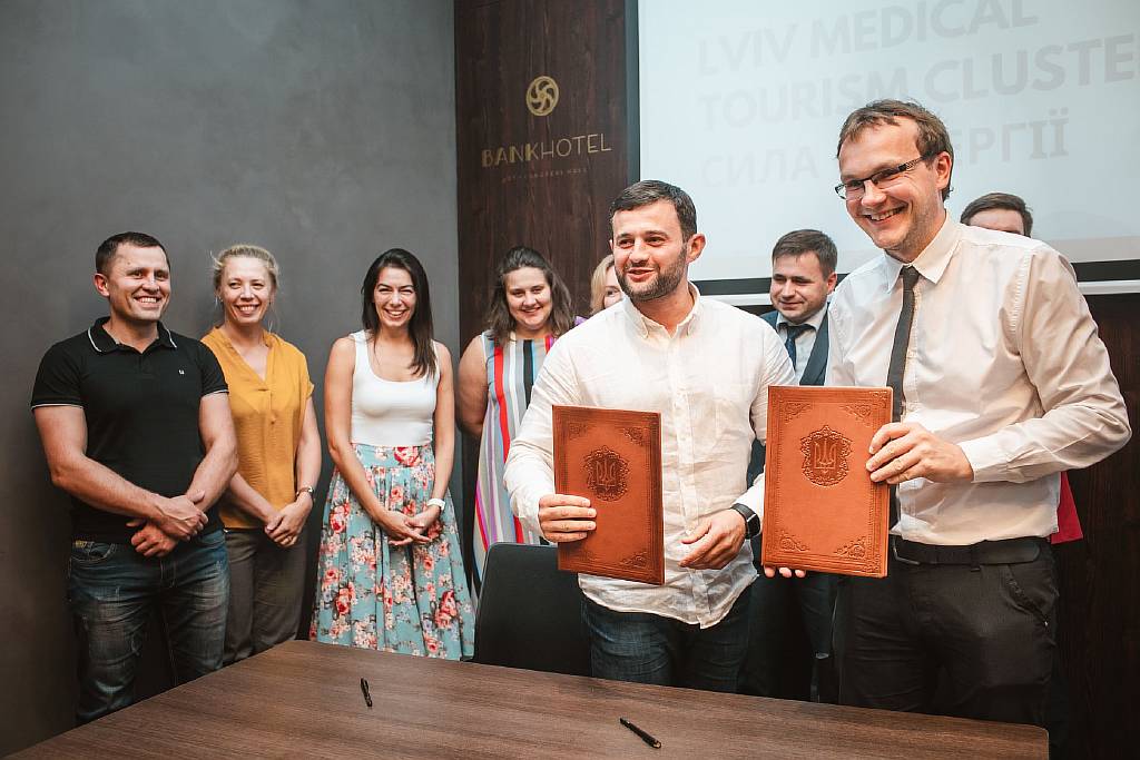Guests of Lviv Medical Tourism Cluster presentation 