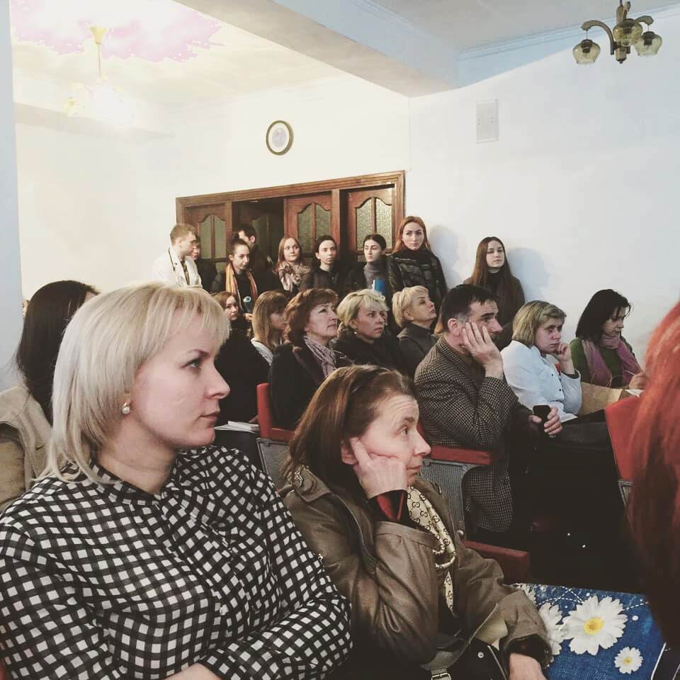 Выступление на Школе реабилитационной медицины в Тернополе 2